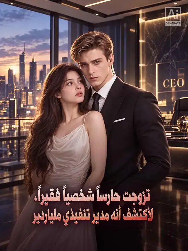غلاف تزوجت حارسًا شخصيًا فقيرًا، لأكتشف أنه مدير تنفيذي ملياردير
