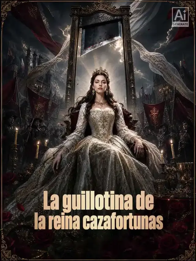 Portada de La guillotina de la reina cazafortunas