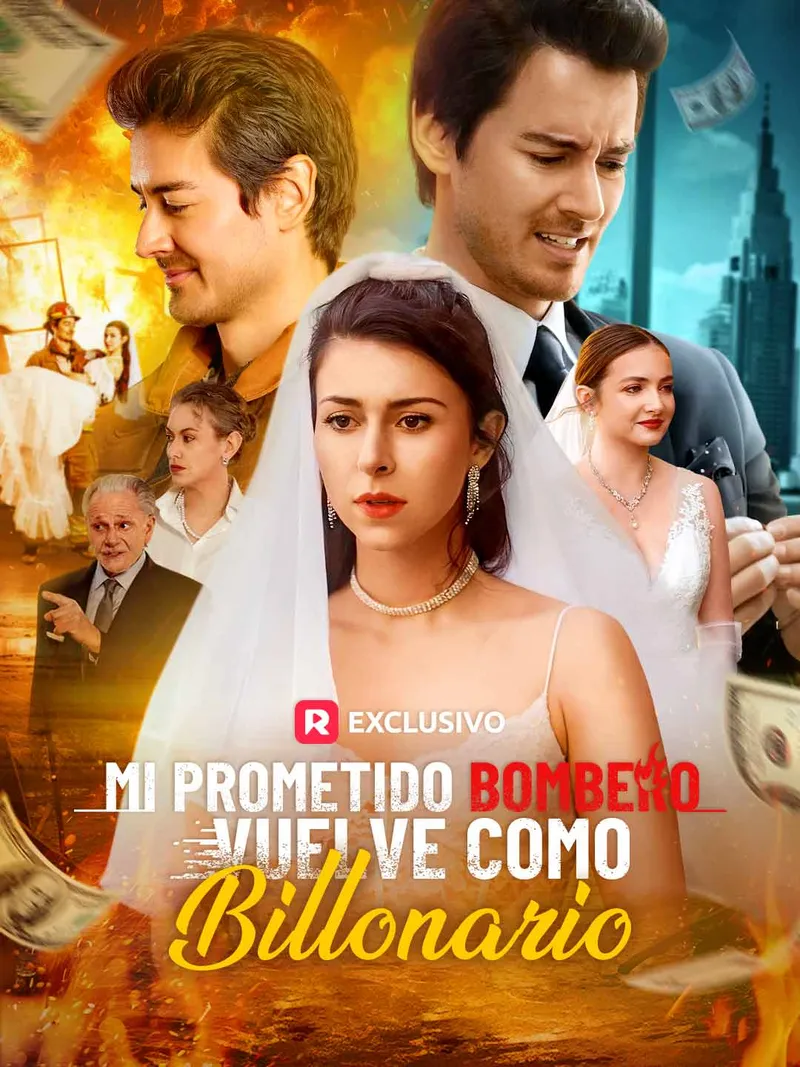 Portada de Mi prometido bombero vuelve como billonario