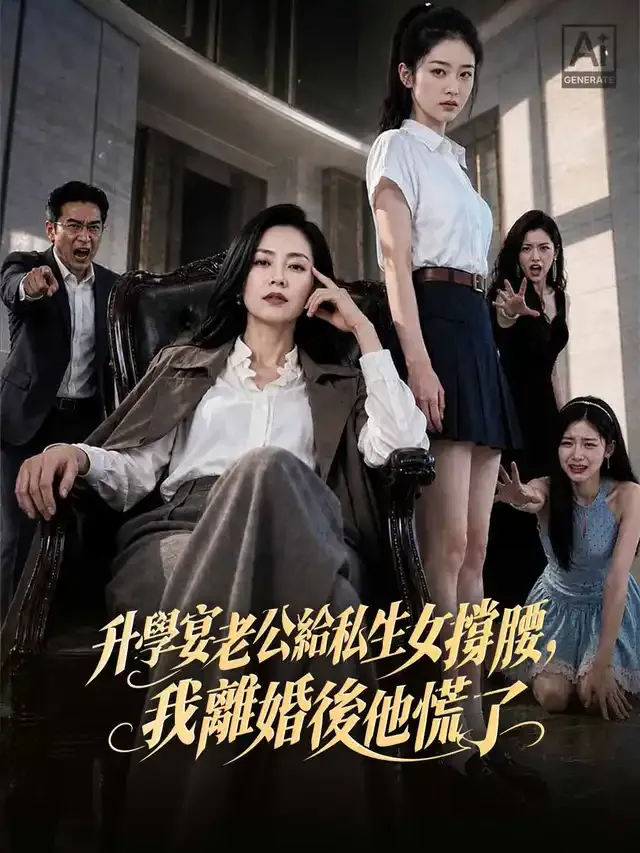《升學宴老公給私生女撐腰，我離婚後他慌了》封面