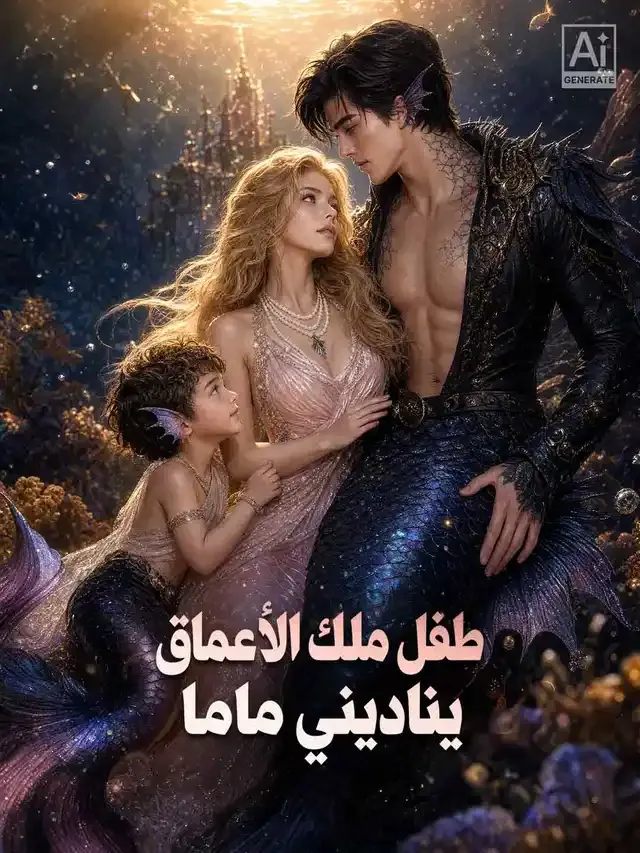 غلاف طفل ملك الأعماق يناديني ماما