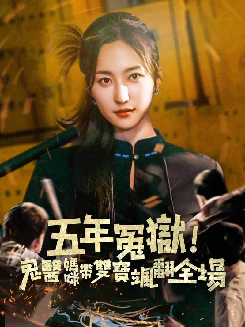 《五年冤獄！鬼醫媽咪帶雙寶颯翻全場》封面