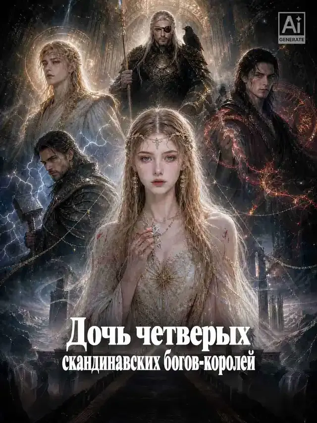 Обложка «Дочь четверых скандинавских богов-королей»