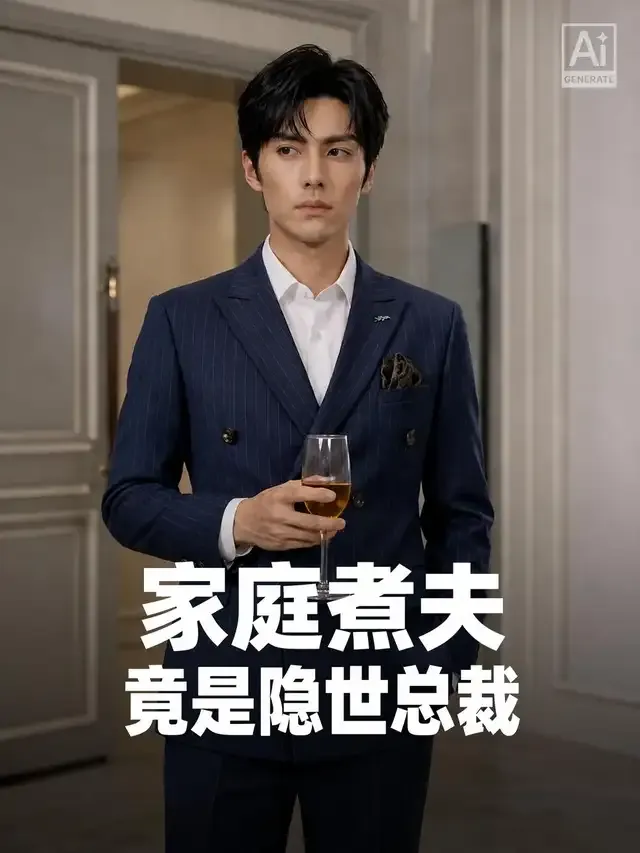 《家庭煮夫竟是隐世总裁》封面