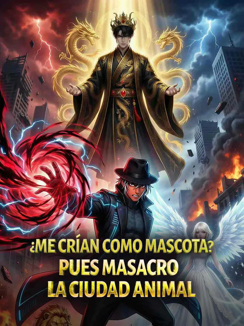 Portada de ¿Me crían como mascota? Pues masacro la ciudad animal