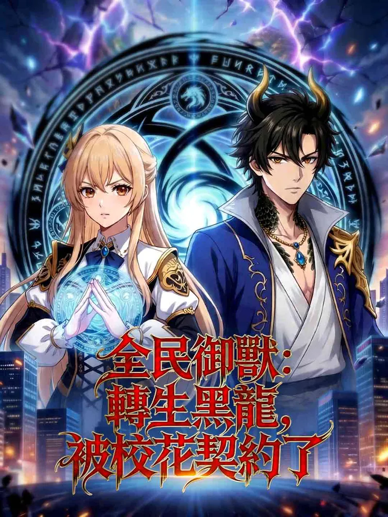 《全民御獸：轉生黑龍，被校花契約了》封面