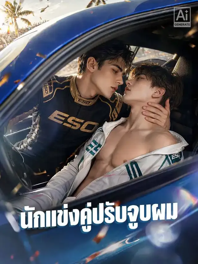 หน้าปกนักแข่งคู่ปรับจูบผม
