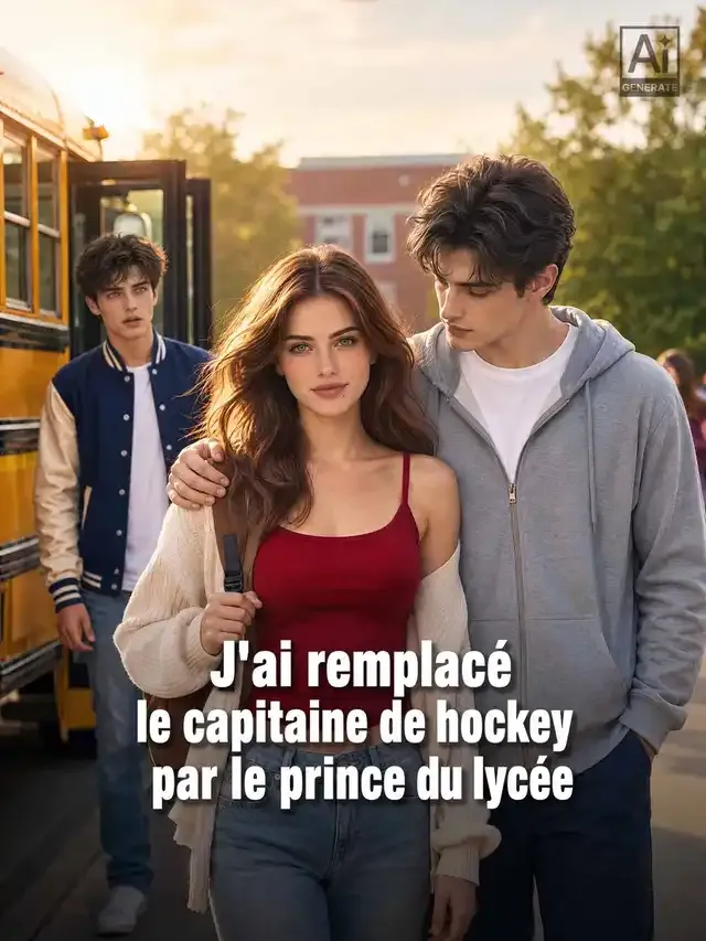 Couverture de J'ai remplacé le capitaine de hockey par le prince du lycée