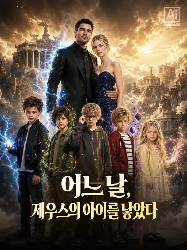 어느 날, 제우스의 아이를 낳았다 표지