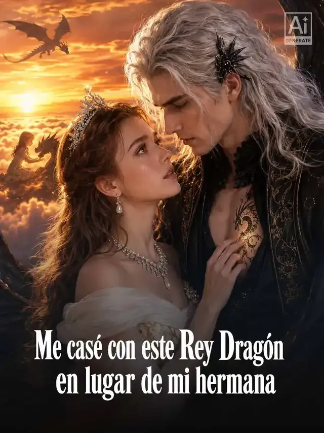 Portada de Me casé con este Rey Dragón en lugar de mi hermana