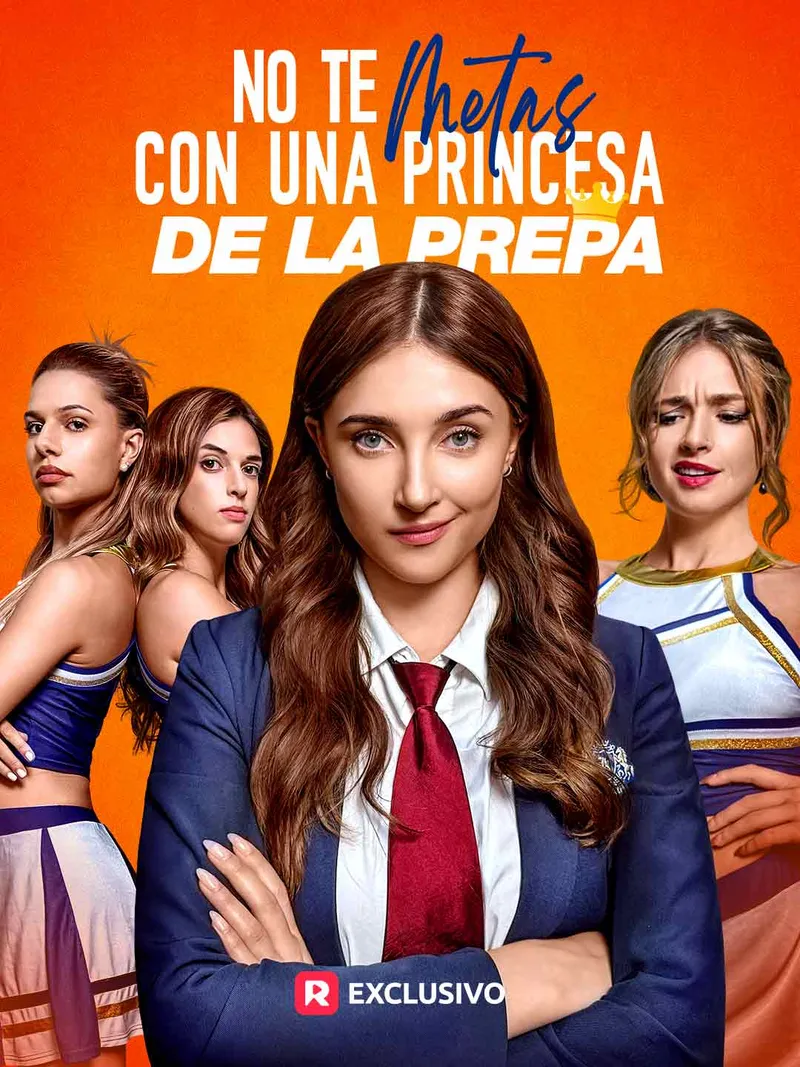 Portada de No te metas con una princesa de la prepa