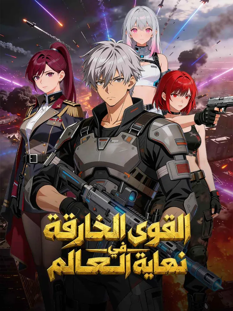 غلاف القوى الخارقة في نهاية العالم