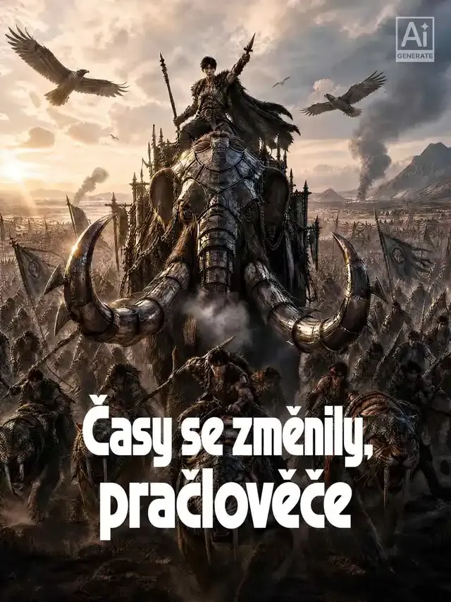 Obálka Časy se změnily, pračlověče