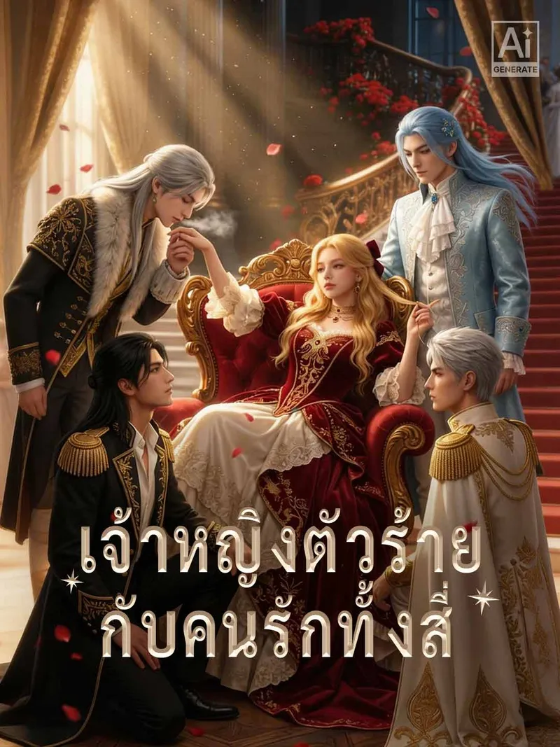 หน้าปกเจ้าหญิงตัวร้าย กับคนรักทั้งสี่