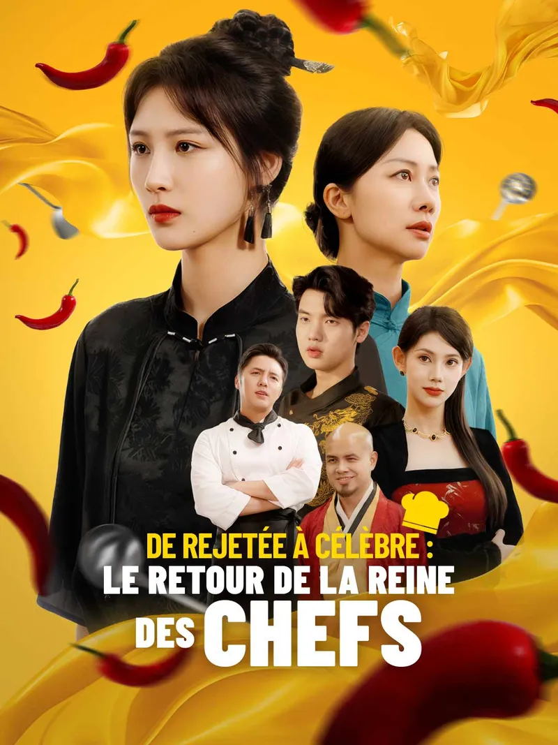 Couverture de De rejetée à célèbre : le retour de la reine des chefs