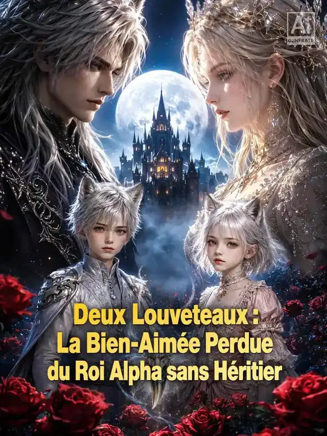 Couverture de Deux Louveteaux : La Bien-Aimée Perdue du Roi Alpha sans Héritier