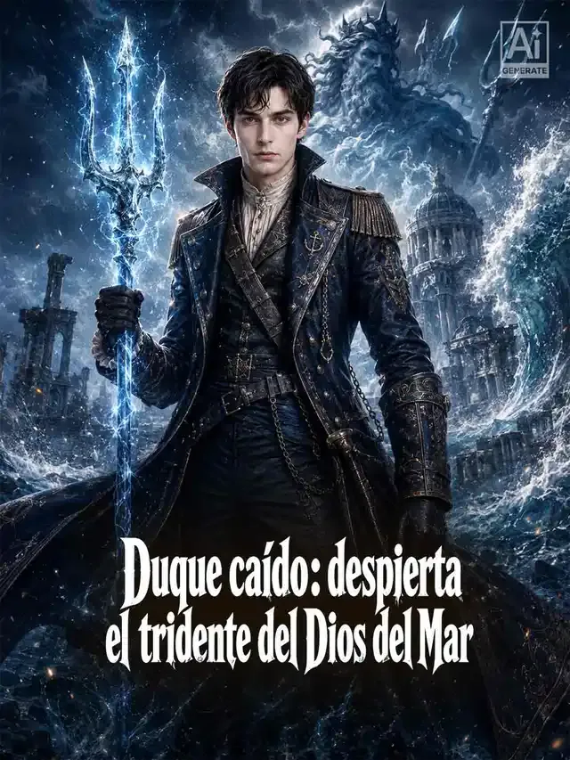 Portada de Duque caído: despierta el tridente del Dios del Mar