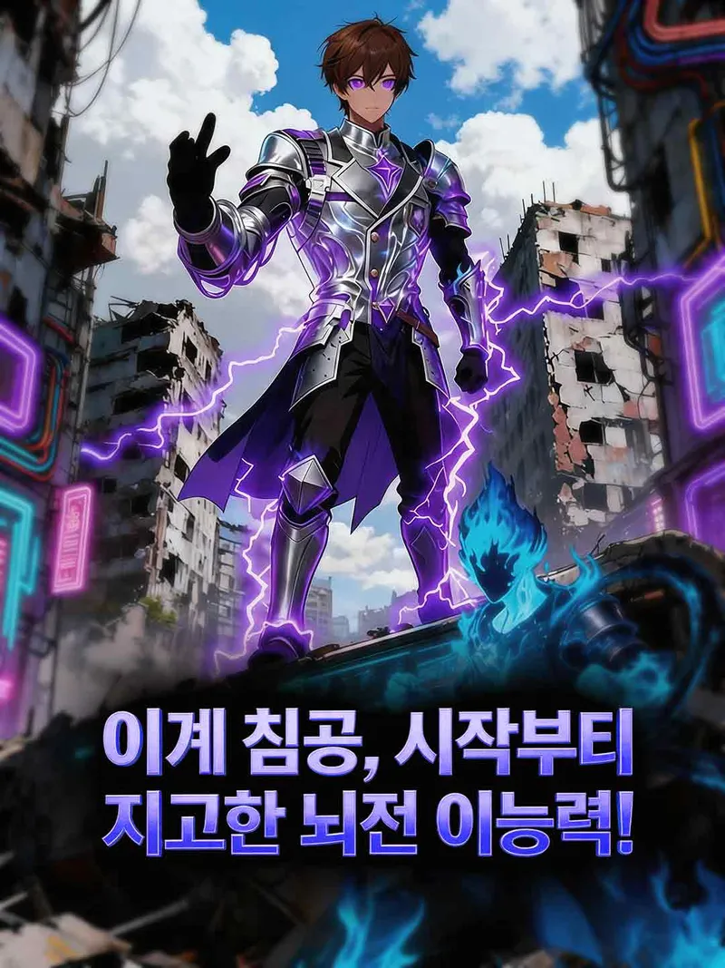 이계 침공, 시작부터 지고한 뇌전 이능력! 표지
