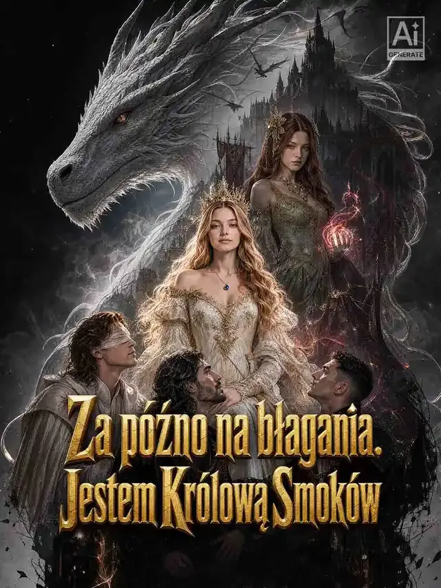 Okładka Za późno na błagania. Jestem Królową Smoków