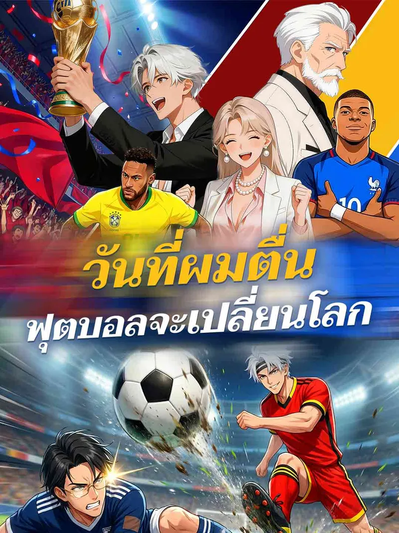 หน้าปกวันที่ผมตื่น ฟุตบอลจะเปลี่ยนโลก