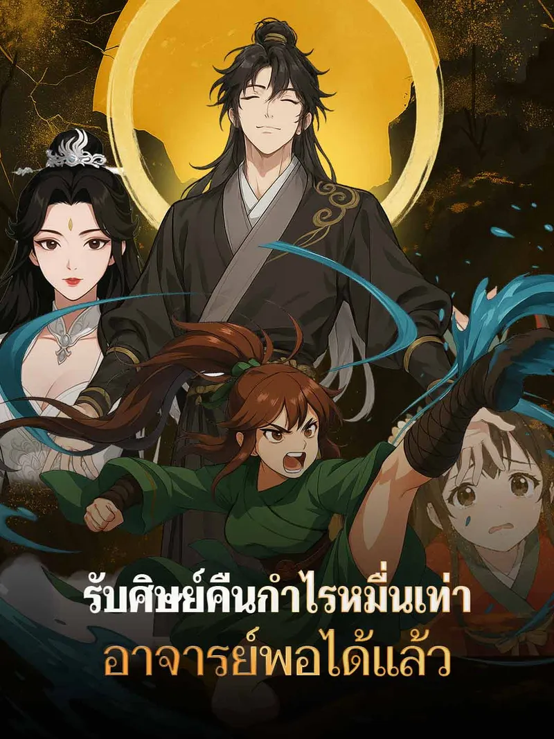 หน้าปกรับศิษย์คืนกำไรหมื่นเท่า อาจารย์พอได้แล้ว