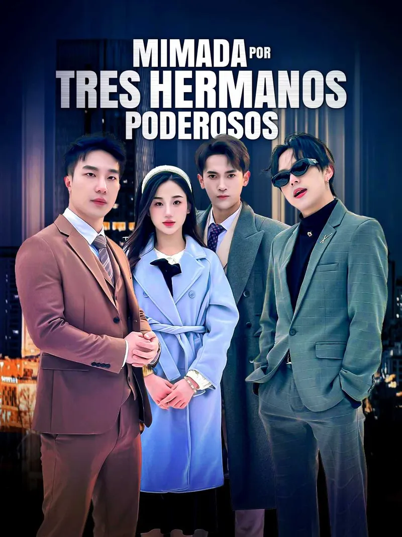 Portada de Mimada por Tres Hermanos Poderosos