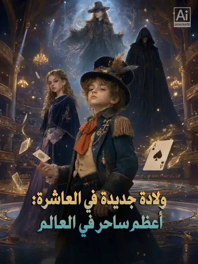 غلاف ولادة جديدة في العاشرة: أعظم ساحر في العالم