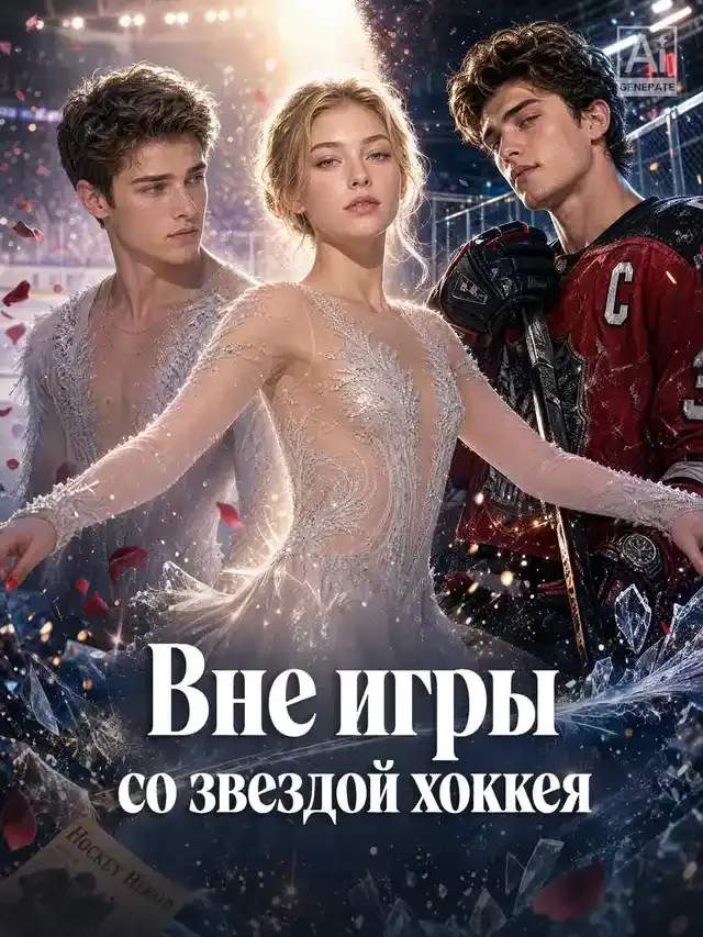 Обложка «Вне игры со звездой хоккея»