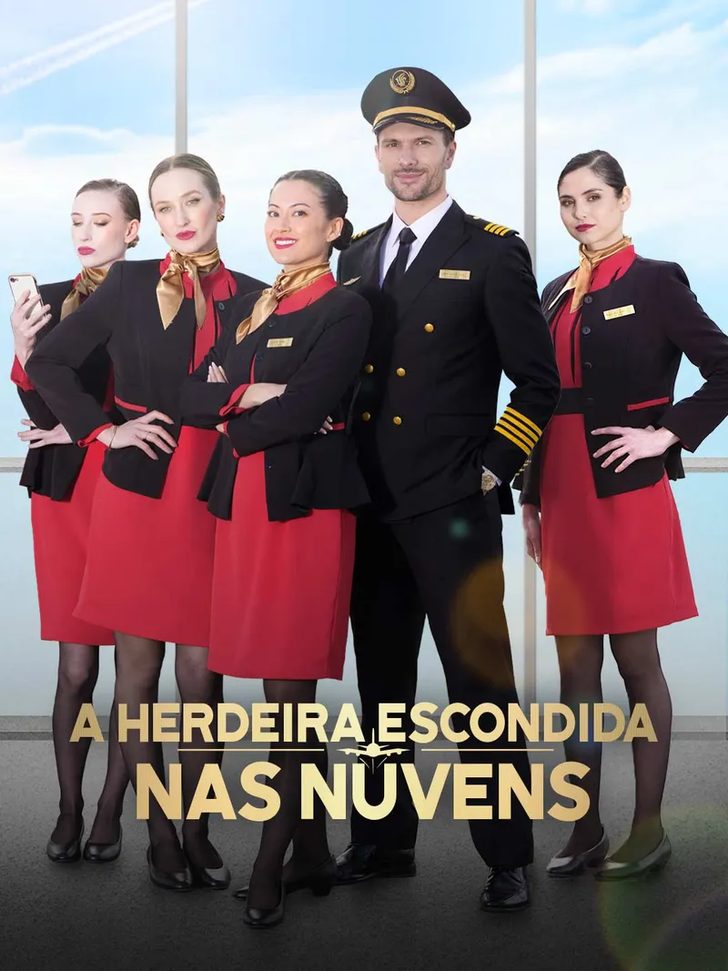 Capa de A herdeira escondida nas nuvens