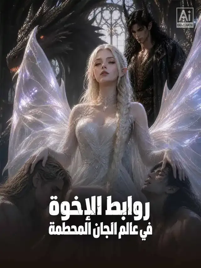 غلاف روابط الإخوة في عالم الجان المحطمة