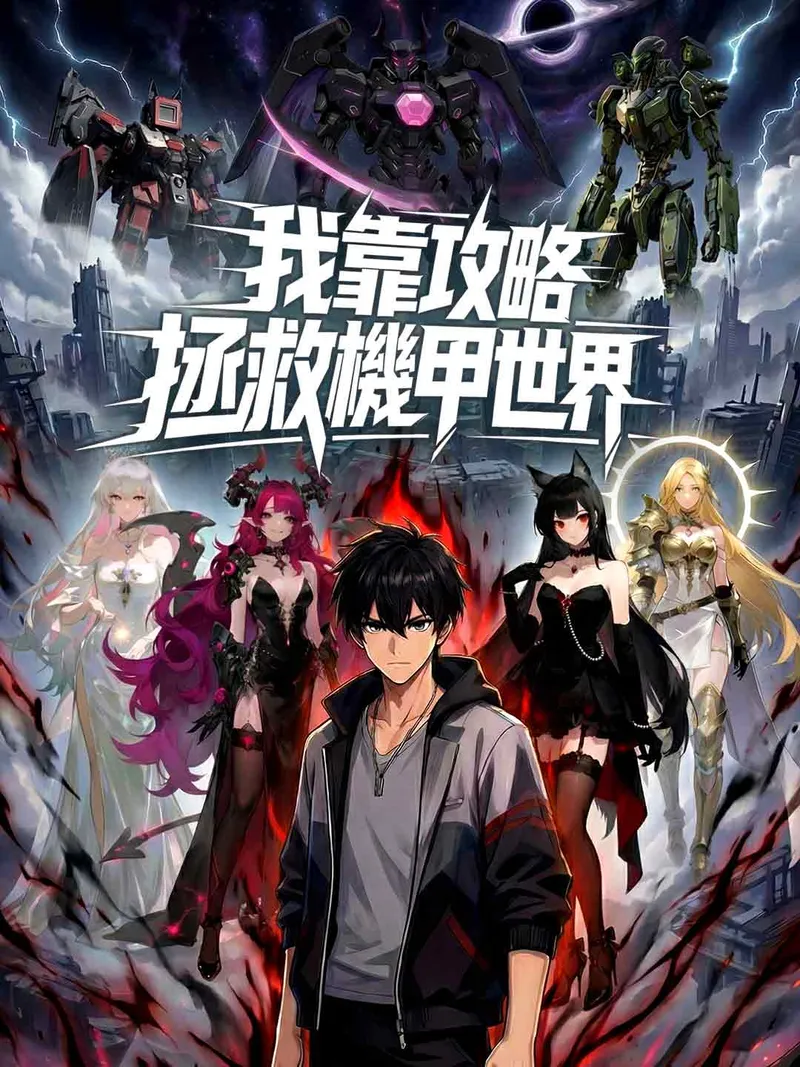《我靠攻略拯救機甲世界》封面