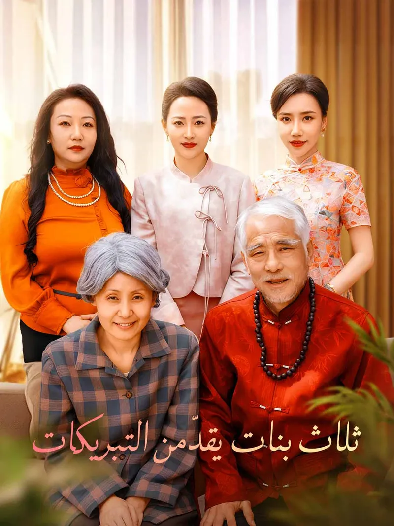 غلاف ثلاث بنات يقدّمن التبريكات