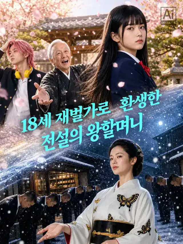 18세 재벌가로 환생한 전설의 왕할머니 표지