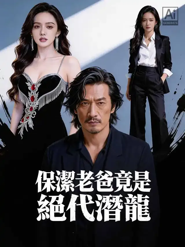 《保潔老爸竟是絕代潛龍》封面