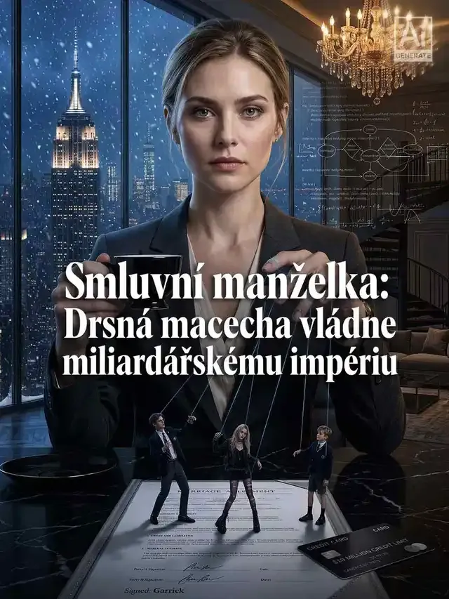 Obálka Smluvní manželka: Drsná macecha vládne miliardářskému impériu