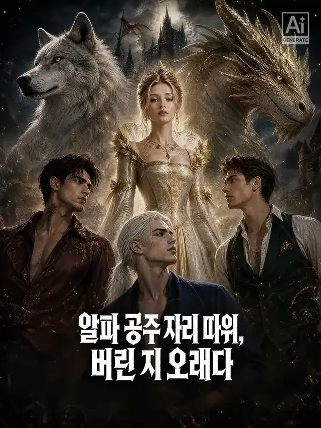 알파 공주 자리 따위, 버린 지 오래다 표지