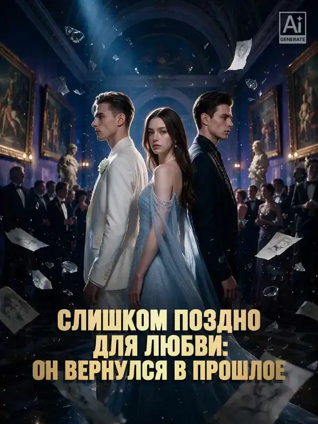 Обложка «Слишком поздно для любви: он вернулся в прошлое»