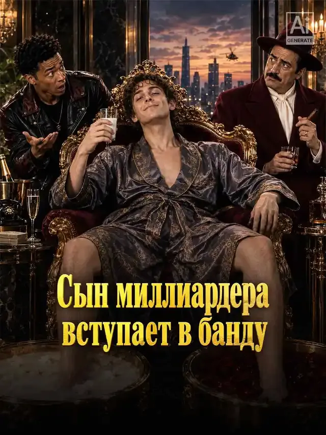 Обложка «Сын миллиардера вступает в банду»