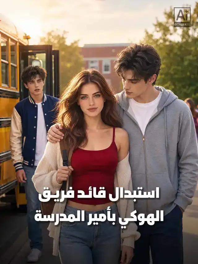 غلاف استبدال قائد فريق الهوكي بأمير المدرسة