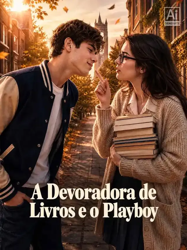 Capa de A Devoradora de Livros e o Playboy
