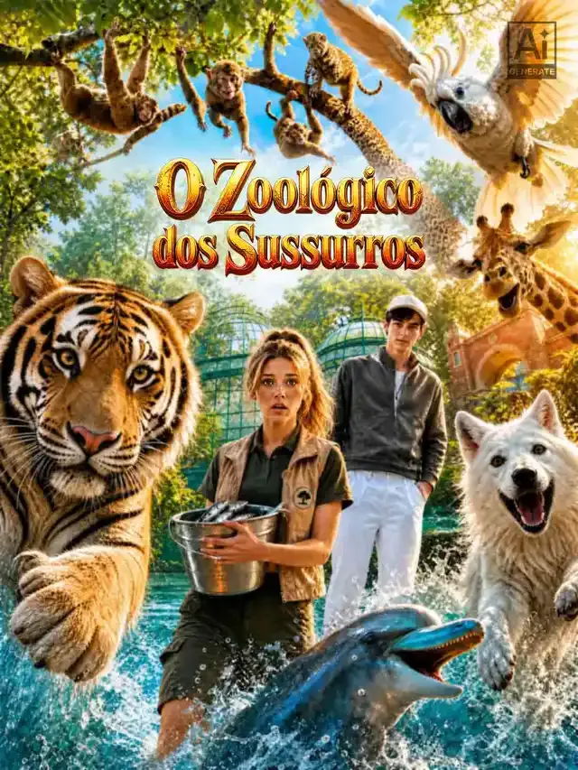 Capa de O Zoológico dos Sussurros
