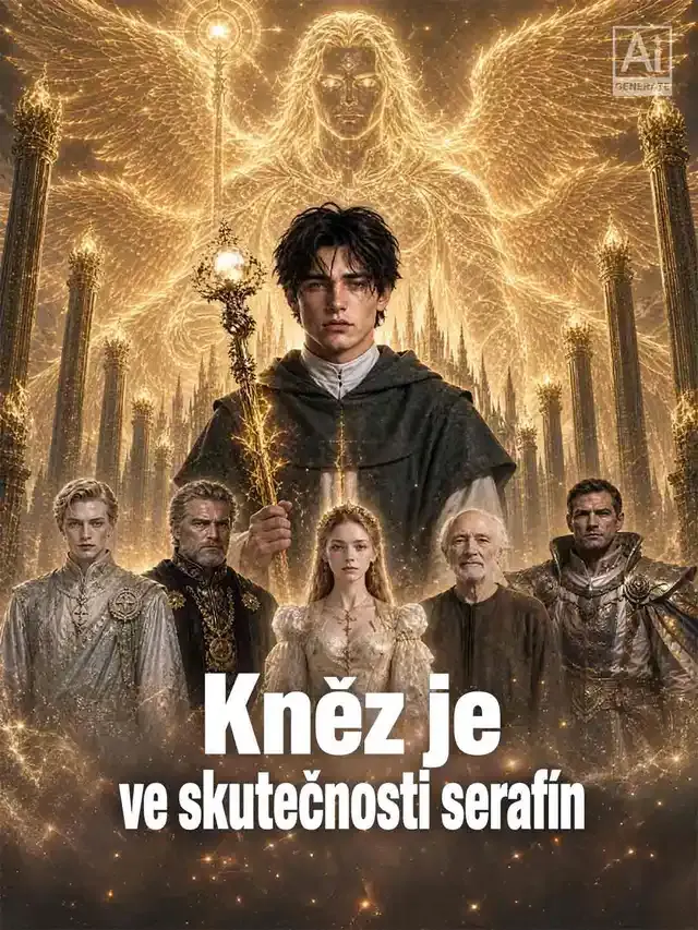 Obálka Kněz je ve skutečnosti serafín