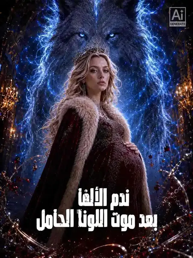 غلاف ندم الألفا بعد موت اللونا الحامل