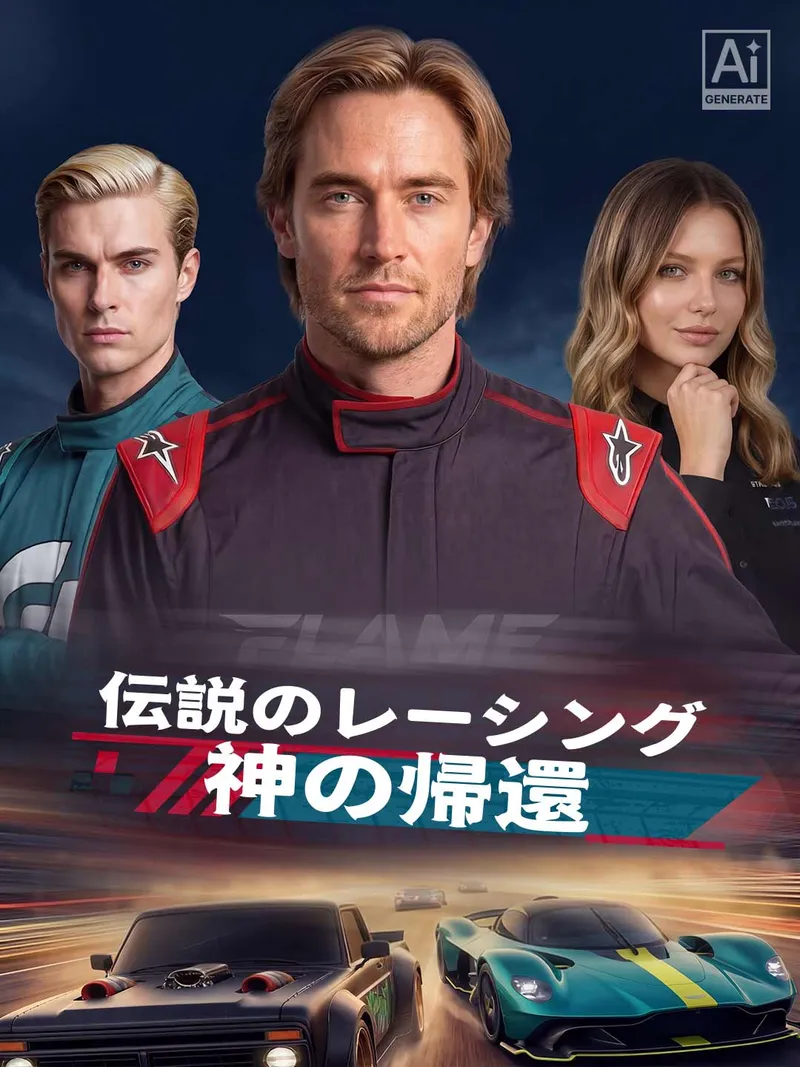 「伝説のレーシング神の帰還」のカバー画像