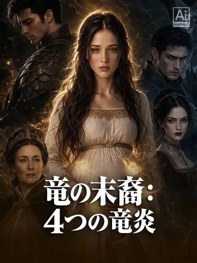 「竜の末裔：4つの竜炎」のカバー画像
