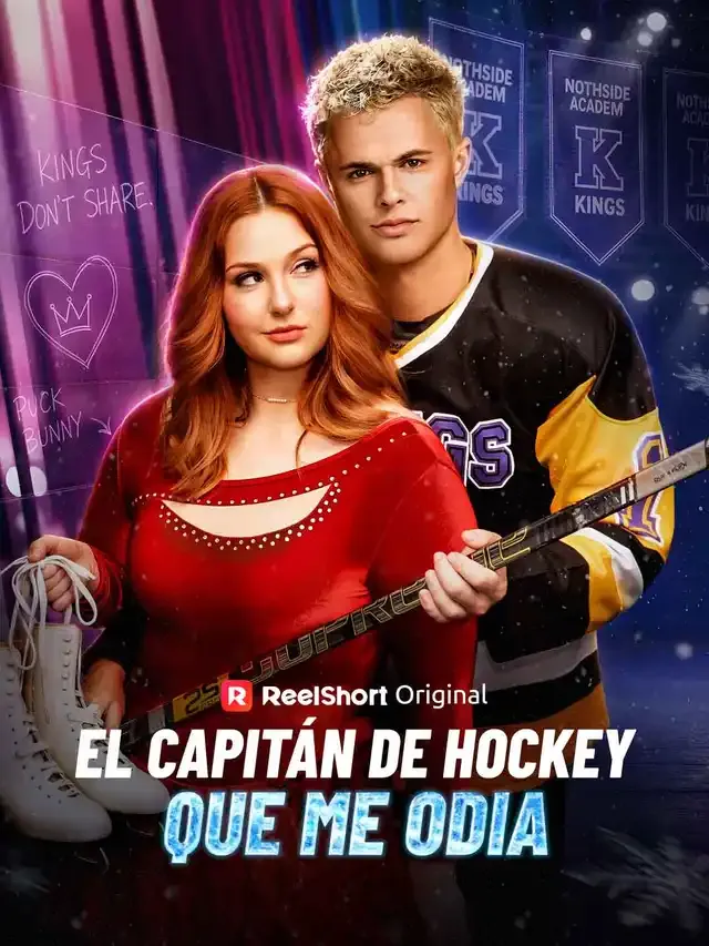 Portada de El capitán de hockey que me odia