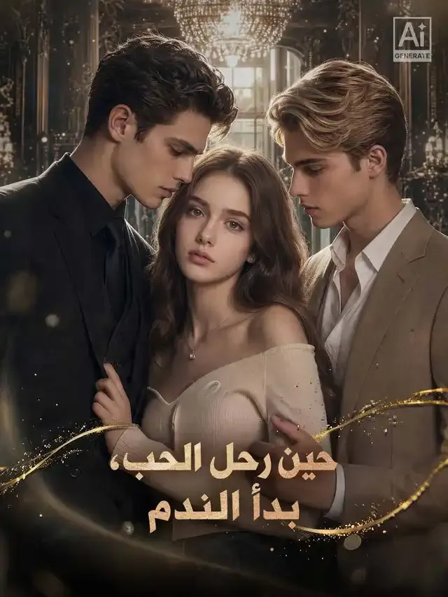 غلاف حين رحل الحب، بدأ الندم