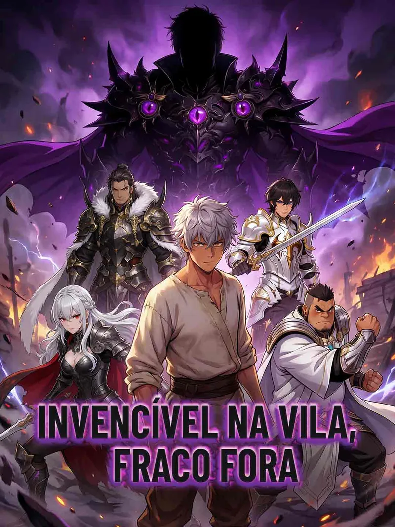 Capa de Invencível na vila, fraco fora