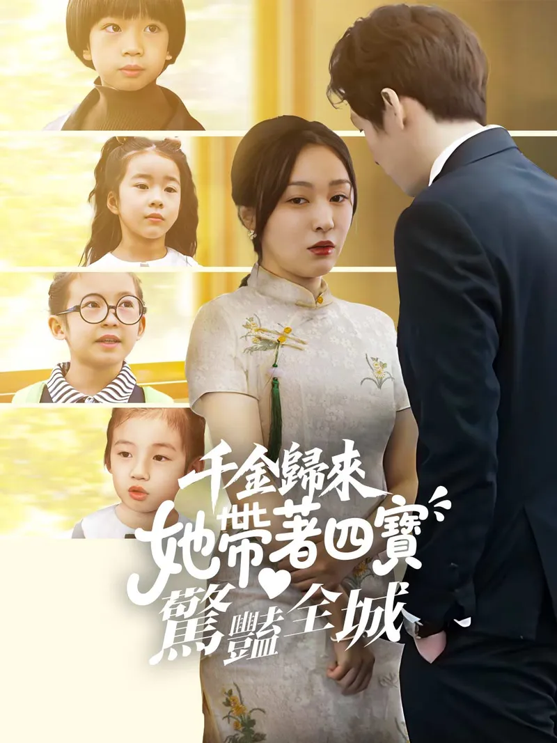 《千金歸來：她帶著四寶驚豔全城》封面