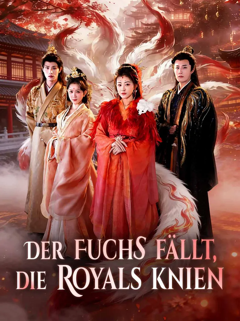 Cover von Der Fuchs fällt, die Royals knien